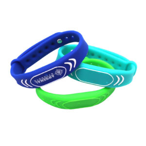Adjustable Adult Silicone Waterproof RFID Mifare Chip Bracelet