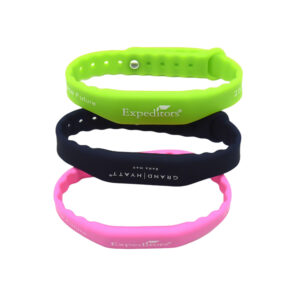 Adjustable RFID Silicone Bracelet Mifare Wristbands Access Control Wrist Band