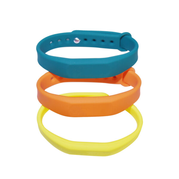 Adjustable Waterproof Silicone RFID Access Control Hotel Wristbands - Image 5