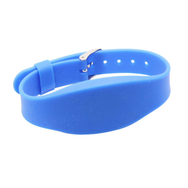 Custom RFID Silicone Bracelets with Adjustable Metal Clasp - Image 4