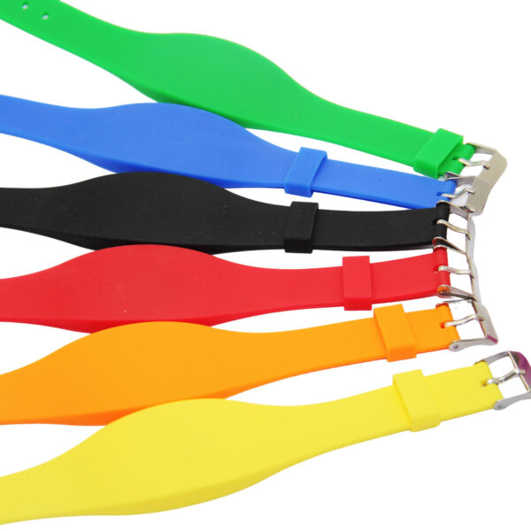 Custom RFID Silicone Bracelets with Adjustable Metal Clasp - Image 10