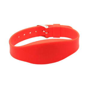 Custom RFID Silicone Bracelets with Adjustable Metal Clasp