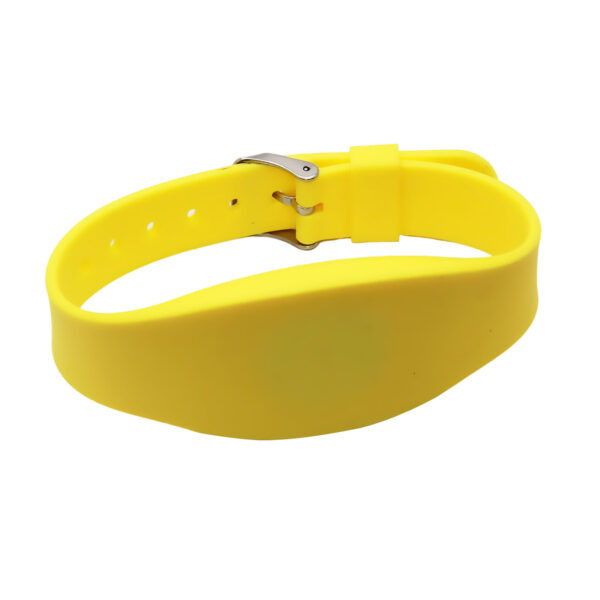 Custom RFID Silicone Bracelets with Adjustable Metal Clasp - Image 7