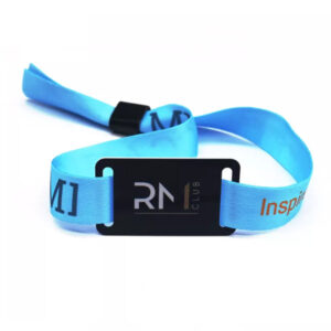 RFID Personalised Fabric Bracelets