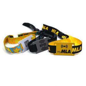 Personalised Fabric Festival Wristbands