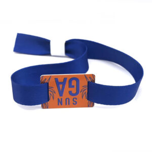 Blank Plain RFID Fabric Wristbands