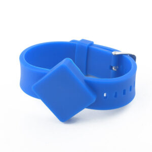 Silicone RFID Custom Wristbands with Metal Clasp