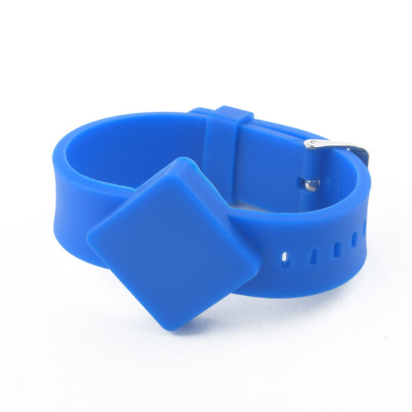 Silicone RFID Custom Wristbands with Metal Clasp