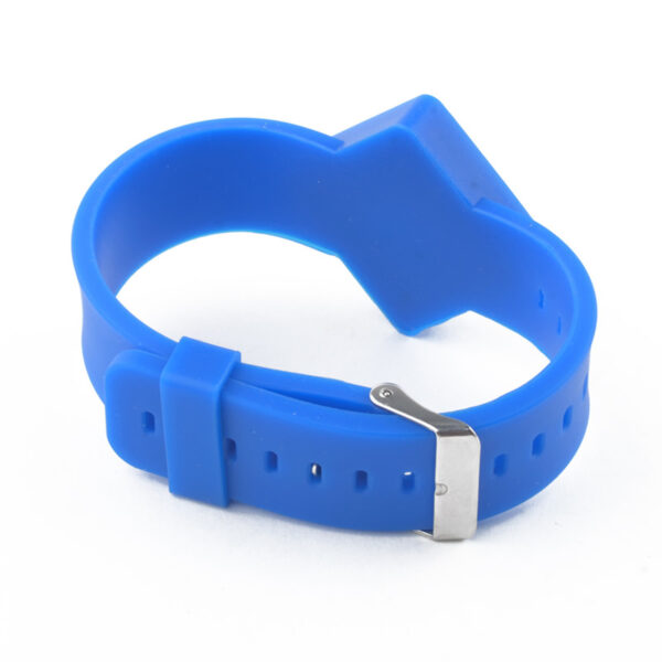 Silicone RFID Custom Wristbands with Metal Clasp - Image 4