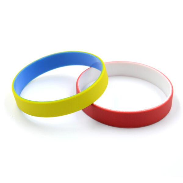 Debossed and Color Filled Nice Waterproof Silicone Bracelets - Image 8
