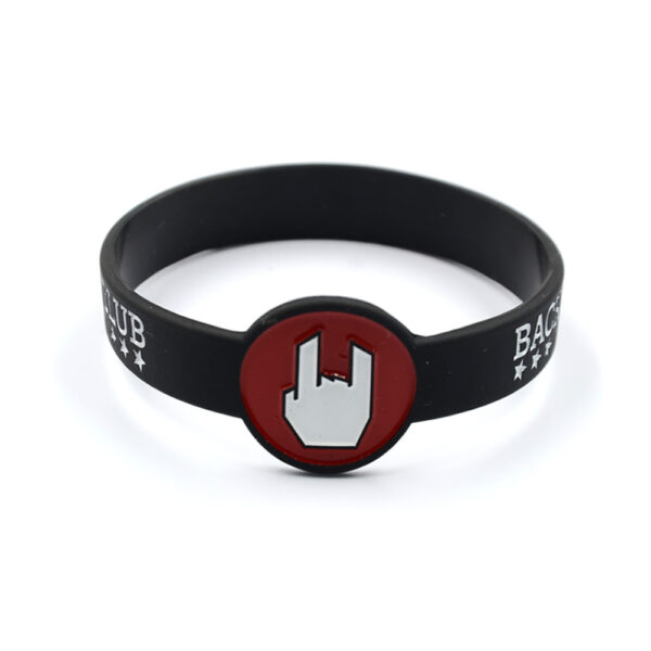 Debossed and Color Filled Nice Waterproof Silicone Bracelets - Image 9