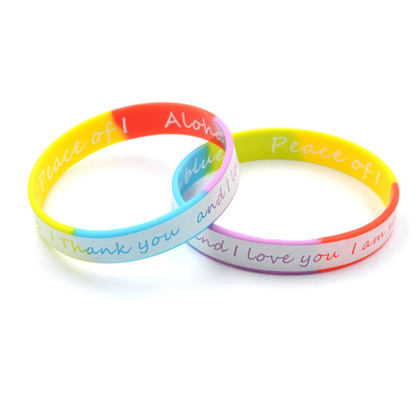 Custom Silicone Thank You Bracelet