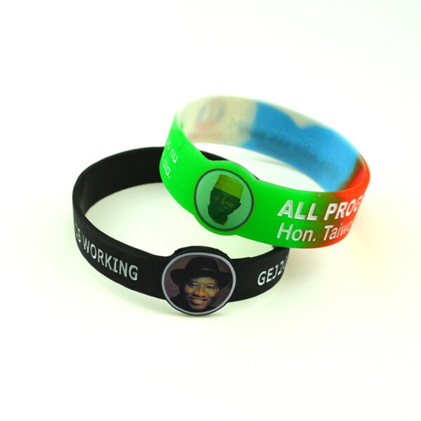 Silicone Men's Engraved Bracelet - Image 8
