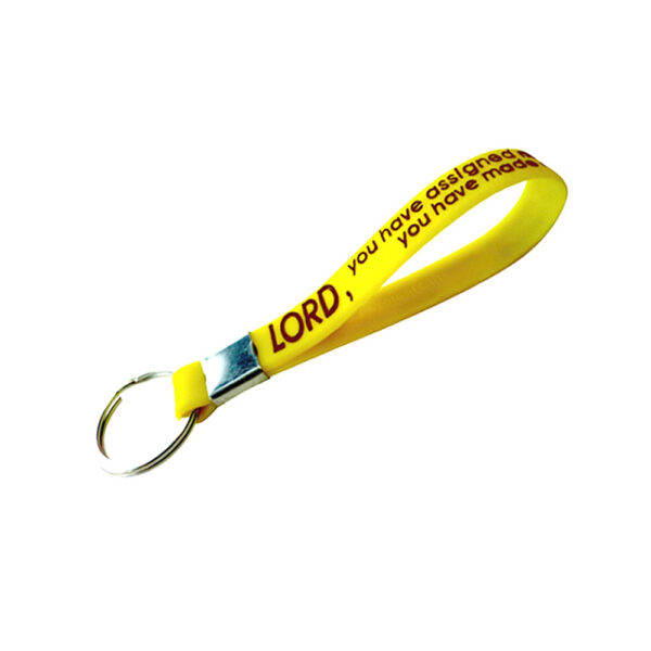 Elastic Silicone Bracelet Keychain - Image 2