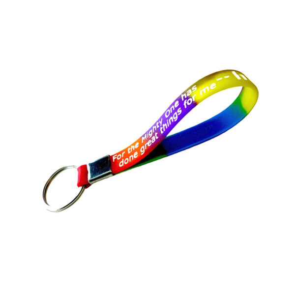 Elastic Silicone Bracelet Keychain - Image 8