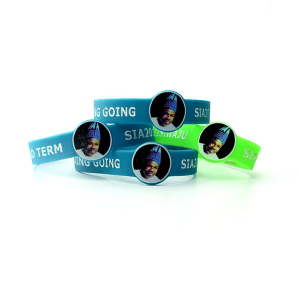 Silicone Men's Engraved Bracelet - Image 5