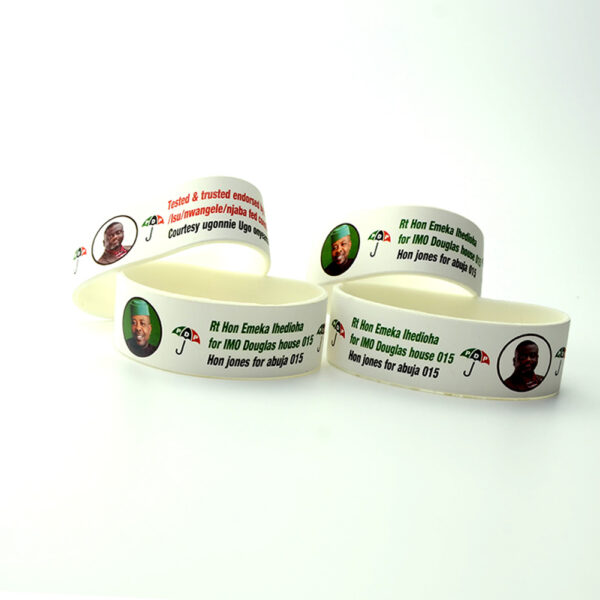 Silicone Men's Engraved Bracelet - Image 4