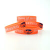 Custom Silicone Red Engraved Bracelets - Image 10