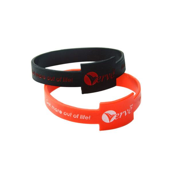 Custom Silicone Red Engraved Bracelets - Image 4