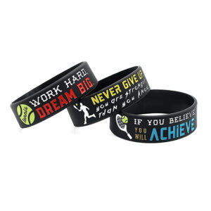 Silicone Custom Bracelets for Men & Women