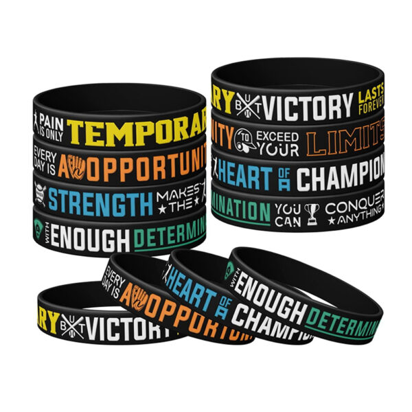 Cheap Wristband Silicone Wrist Bands for Men - Image 11