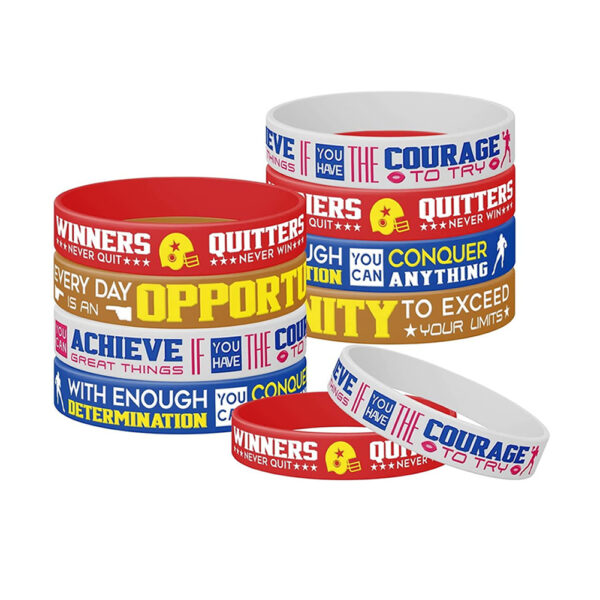 Cheap Wristband Silicone Wrist Bands for Men - Image 6