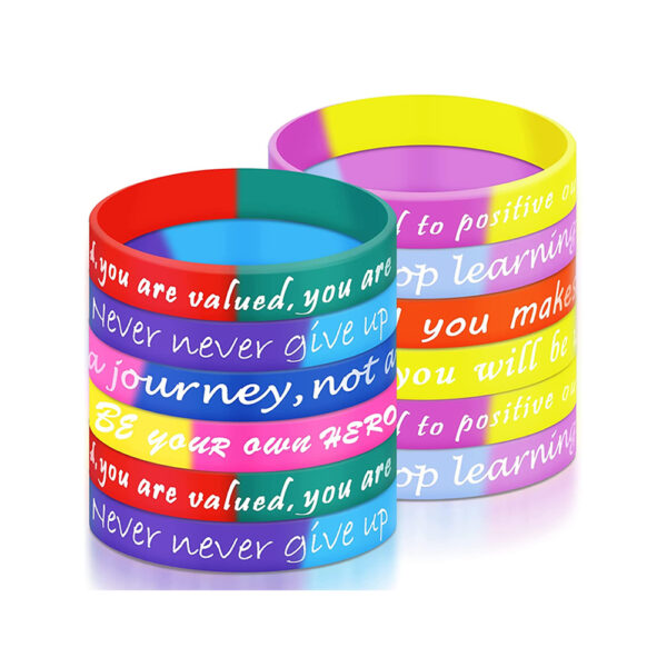 Cheap Wristband Silicone Wrist Bands for Men - Image 4