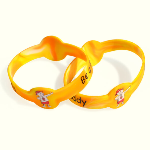 Personalized Silicone Heart Love Forever Bracelet - Image 3