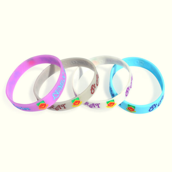 Custom Made Silicone Festival Wristbands - Image 2