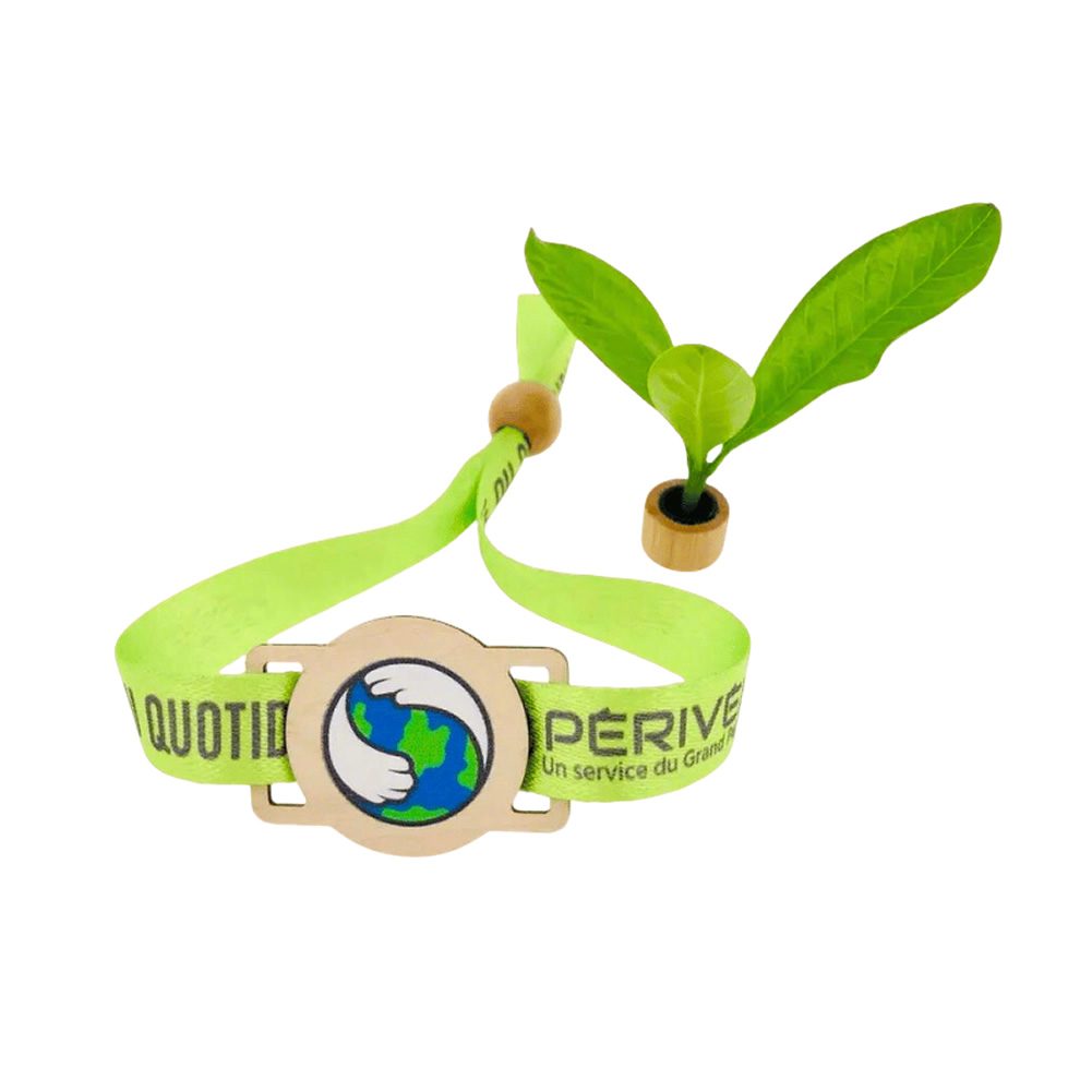 Bulk Custom Fabric Wristbands with RFID Wooden Cards - Personalized for Events & Festival Promotions - Image 6