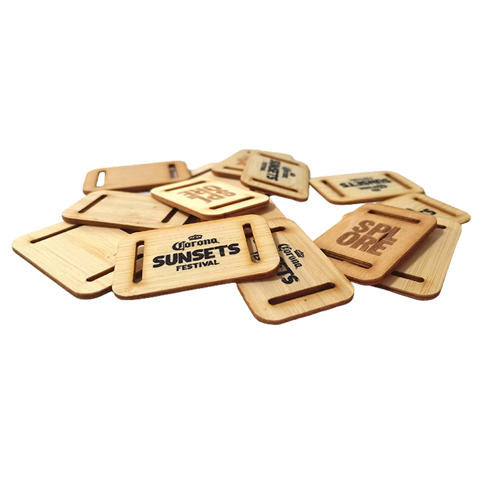 Bulk Custom Fabric Bracelet with RFID Wooden Card - Festival-Proof for Contactless Access, NFC Data & Adjustable Fit - Image 12