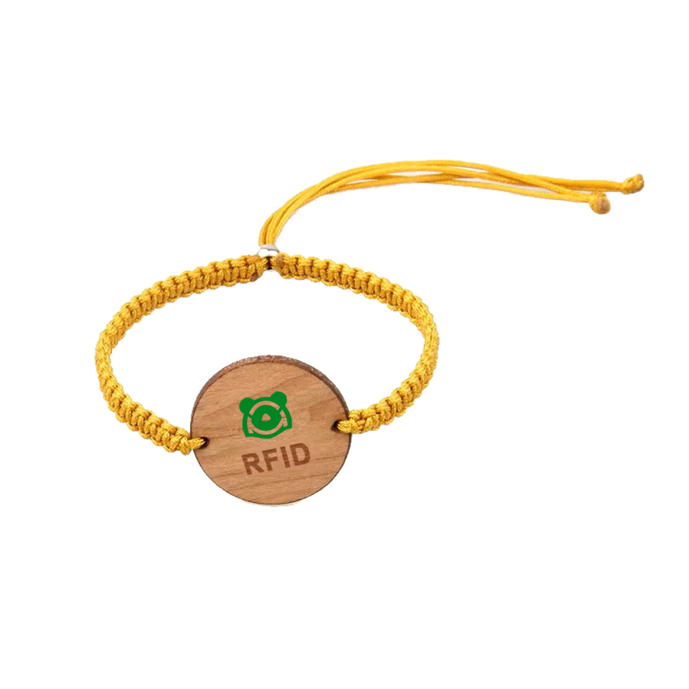 RFID Fabric Bracelet & Wooden Card Set - Contactless Access for Festivals & Concerts - Image 6