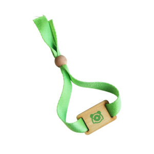 Printed Fabric Bracelets & Laser Engraved Wooden Cards with NFC Chip - Reusable & Adjustable for Festivals & VIP Access