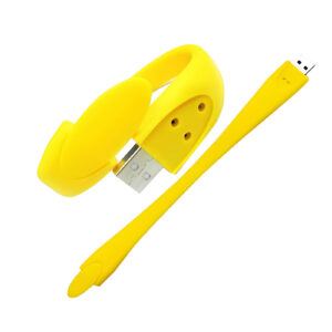 Silicone Wristband USB Flash Drive Bracelet With Custom Logo for Promotional Gifts