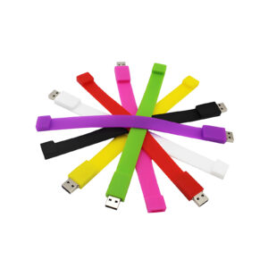 Anti-Copy Customizable Wearable USB Wristbands for Data Security