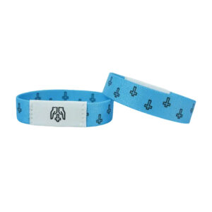 Custom RFID Cloth Wristband with Elastic Weave NFC Chip for Events