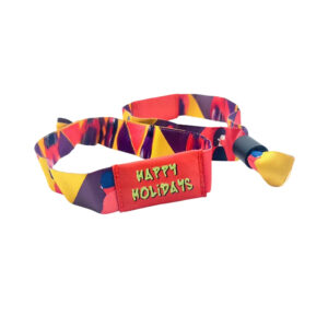 Printed Custom Cloth RFID Wristband with Stretch Fabric