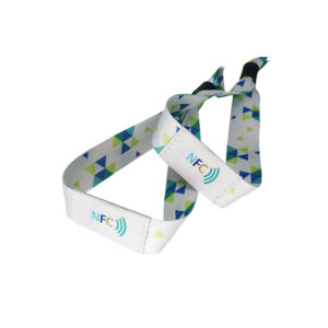 Recycled Cloth RFID Wristband for Concert Entry with IC Chip