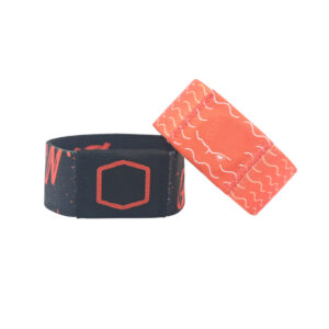 Woven Fabric RFID Bracelet for Events with Printed Logo