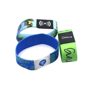 Printed Cloth RFID Bracelet with Personalized NFC Technology