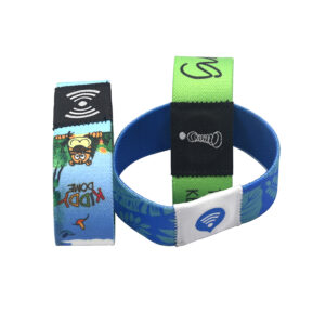 Personalized Smart RFID Woven Wristband for Hotel Key Access