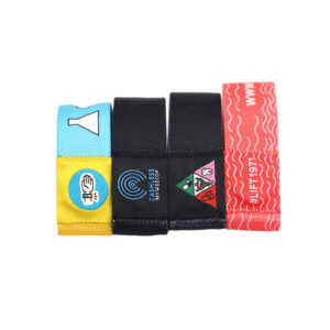 Braided Elastic RFID Bracelet for Music Events with Printed Design