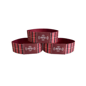Woven Elastic RFID Bracelet for Hotel Access Control Systems