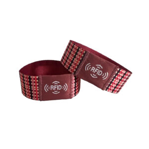 Printed Cloth RFID Wristband with Personalized NFC Chip Integration