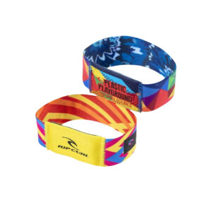 Personalised Woven Cloth RFID Bracelet with Printed Logo for Concerts