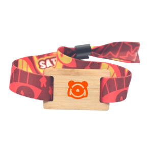 Personalised Adjustable Elastic RFID Fabric Bracelet