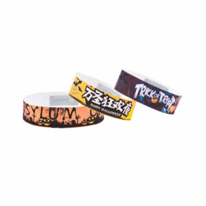 Custom Printed Paper Wristbands with RFID Disposable for Corporate Events