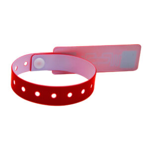 Customizable RFID Plastic Wristband Identification for Trade Shows and Hospitals